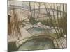 Frozen Ponds (Oil on Canvas on Board)-John Northcote Nash-Mounted Giclee Print