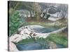 Frozen Ponds-John Northcote Nash-Stretched Canvas