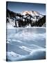 Frozen Red Pine Lake, Utah-Lindsay Daniels-Stretched Canvas