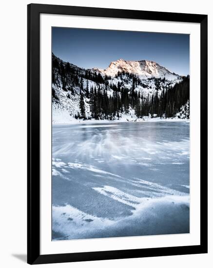 Frozen Red Pine Lake, Utah-Lindsay Daniels-Framed Photographic Print