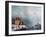 Frozen River, 1787-1870-Andreas Schelfhout-Framed Giclee Print