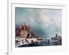 Frozen River, 1787-1870-Andreas Schelfhout-Framed Giclee Print