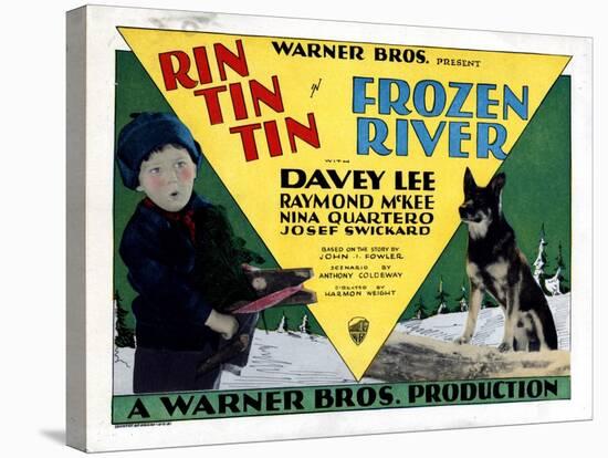 Frozen River, Davey Lee, Rin Tin Tin, 1929-null-Stretched Canvas