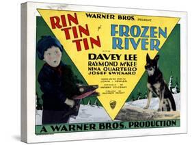 Frozen River, Davey Lee, Rin Tin Tin, 1929-null-Stretched Canvas