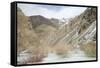 Frozen River in Rumbak Valley, Hemis National Park, Ladakh, India, Asia-Peter Barritt-Framed Stretched Canvas