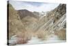 Frozen River in Rumbak Valley, Hemis National Park, Ladakh, India, Asia-Peter Barritt-Stretched Canvas