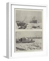 Frozen Rivers-Henry Charles Seppings Wright-Framed Premium Giclee Print