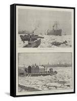 Frozen Rivers-Henry Charles Seppings Wright-Framed Stretched Canvas