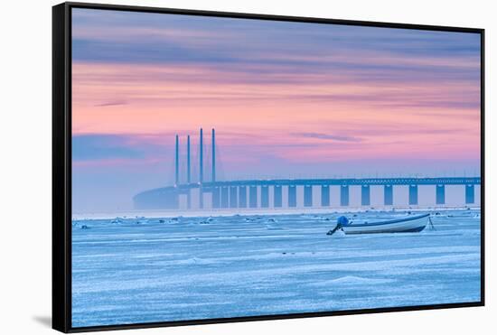 Frozen sea-Jacek Oleksinski-Framed Stretched Canvas