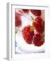 Frozen Strawberries in a Glass-Dieter Heinemann-Framed Photographic Print