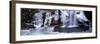 Frozen waterfall, River Falloch, Loch Lomond, Highlands, Scotland-Panoramic Images-Framed Photographic Print