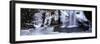 Frozen waterfall, River Falloch, Loch Lomond, Highlands, Scotland-Panoramic Images-Framed Photographic Print