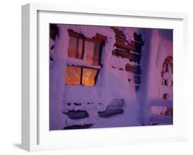 Frozen Window, Lapland, Finland-Daisy Gilardini-Framed Photographic Print