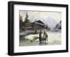 Frozen Winter Landscape-Johannes Bartholomaus Duntze-Framed Giclee Print