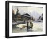 Frozen Winter Landscape-Johannes Bartholomaus Duntze-Framed Giclee Print