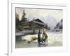 Frozen Winter Landscape-Johannes Bartholomaus Duntze-Framed Giclee Print