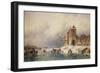 Frozen Winter Scene, 19th Century-Charles-Henri-Joseph Leickert-Framed Giclee Print