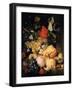 Früchte, Blumen und Insekten-Jan van Huysum-Framed Giclee Print