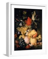 Früchte, Blumen und Insekten-Jan van Huysum-Framed Giclee Print