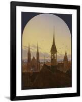 Frühläuten. Um 1840-Carl Gustav Carus-Framed Giclee Print