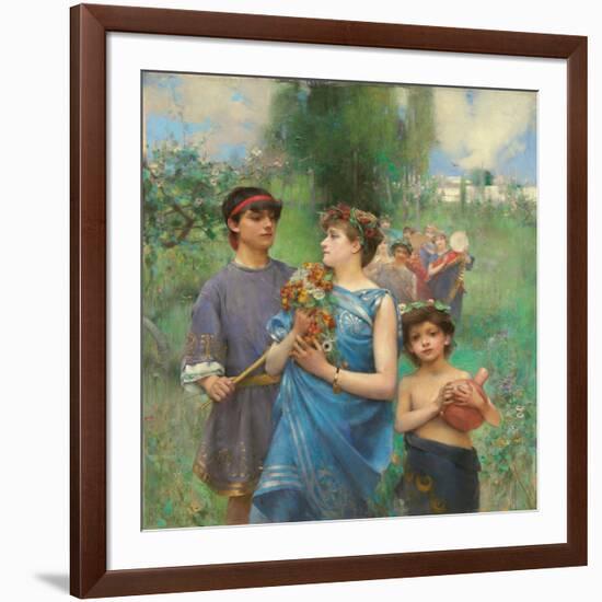 Frühling (Le Printemps)-Henry Siddons Mowbray-Framed Giclee Print