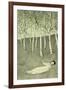 Fruehlingsanfang-Early Spring. From the " etched sketches", 1897.-Max Klinger-Framed Giclee Print