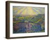 Frühlingssonne, Erinnerung an den Bodensee. 1915-Erich Kuithan-Framed Giclee Print