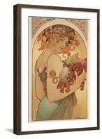 Fruit, 1897-Alphonse Mucha-Framed Giclee Print