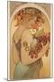 Fruit, 1897-Alphonse Mucha-Mounted Giclee Print