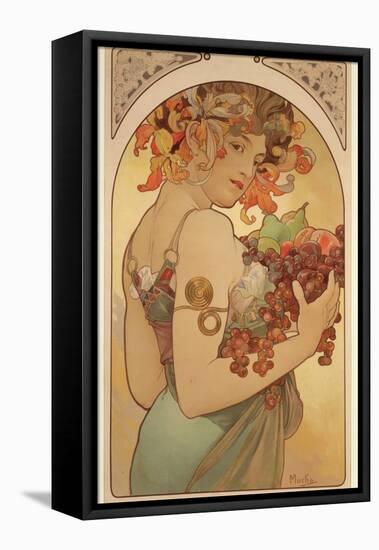 Fruit, 1897-Alphonse Mucha-Framed Stretched Canvas