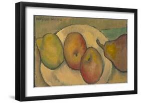 Fruit, 1922 (Oil on Cardboard)-Mark Gertler-Framed Giclee Print