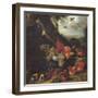 Fruit and Animals-Abraham Brueghel-Framed Giclee Print