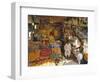 Fruit and Basketware Stalls in the Market, Karachi, Pakistan-Robert Harding-Framed Photographic Print