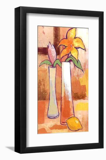 Fruit and Flower Composition-Ranz-Framed Art Print