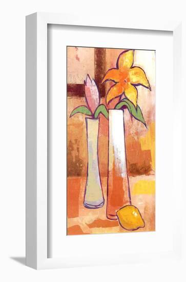 Fruit and Flower Composition-Ranz-Framed Art Print