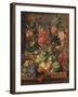 'Fruit and Flowers', 1789, (1938)-Paul Theodor van Brussel-Framed Giclee Print