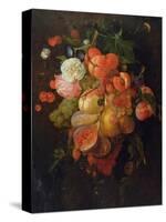 Fruit and Flowers-Jan Davidsz. de Heem-Stretched Canvas