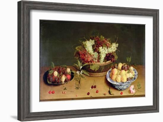 Fruit and Flowers-Isaac Soreau-Framed Giclee Print