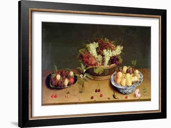 Fruit and Flowers-Isaac Soreau-Framed Giclee Print