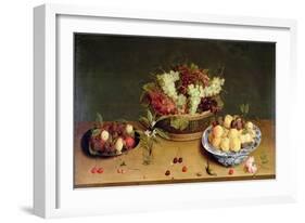 Fruit and Flowers-Isaac Soreau-Framed Giclee Print