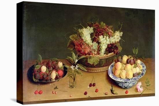 Fruit and Flowers-Isaac Soreau-Stretched Canvas