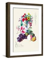 Fruit and Flowers-null-Framed Art Print