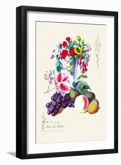 Fruit and Flowers-null-Framed Art Print