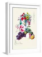 Fruit and Flowers-null-Framed Art Print