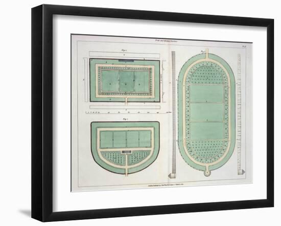 Fruit and Kitchen Gardens, from 'Hints on the Formation of Gardens and Pleasure Grounds'-English-Framed Giclee Print