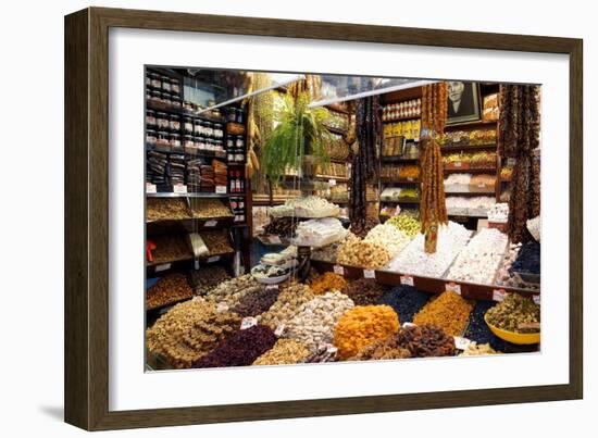 Fruit And Nuts Market Stall, Istanbul-Jeremy Walker-Framed Photographic Print