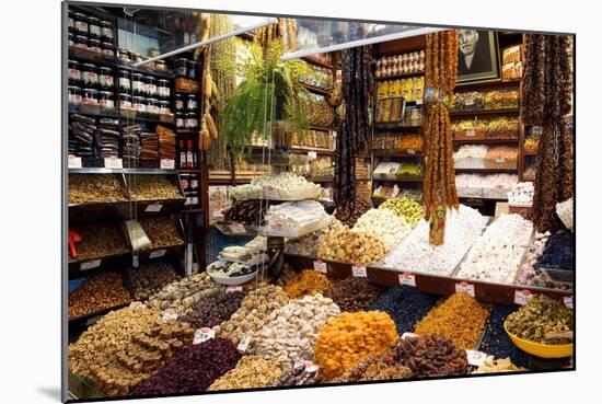 Fruit And Nuts Market Stall, Istanbul-Jeremy Walker-Mounted Photographic Print