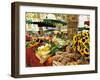 Fruit and Vegetable Market, Aix-En-Provence, Bouches-Du-Rhone, Provence, France, Europe-Peter Richardson-Framed Premium Photographic Print