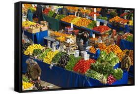 Fruit and Vegetable Market, Konya, Central Anatolia, Turkey, Asia Minor, Eurasia-Bruno Morandi-Framed Stretched Canvas