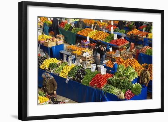 Fruit and Vegetable Market, Konya, Central Anatolia, Turkey, Asia Minor, Eurasia-Bruno Morandi-Framed Photographic Print